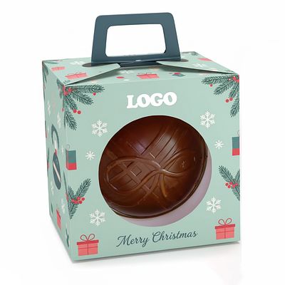 Bola Navideña de Chocolate en Caja