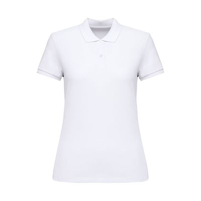 Polo ecorresponsable punto piqué mujer